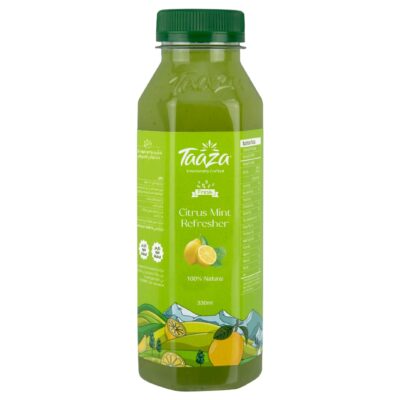 Taaza Citrus Mint Refresher juice 330 ml, UAE